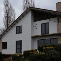 Renovation de maison avec Chassis PVC Gris anthracite s8000 Belgique 1