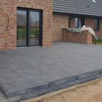 Levant coulissante PVC Veka chassis gris anthracite