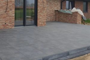 Levant coulissante PVC Veka chassis gris anthracite