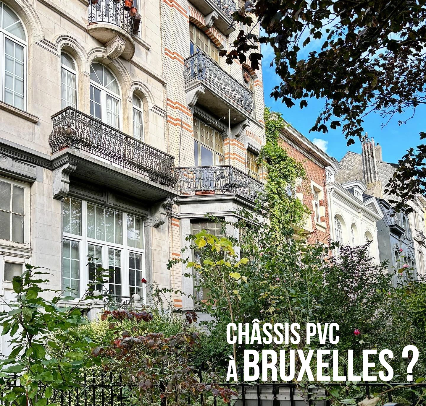 featured image Châssis PVC à Bruxelles