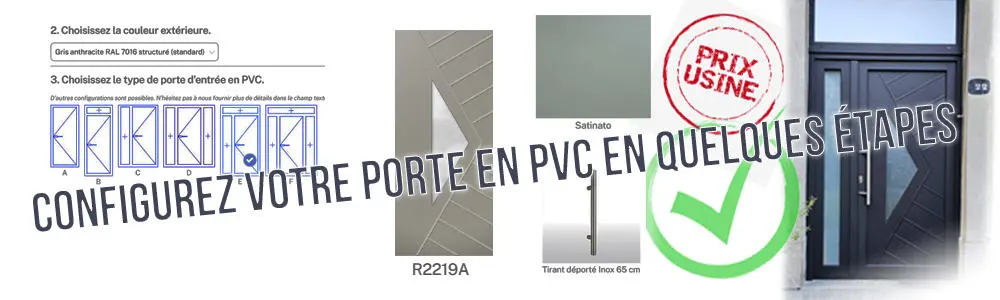 configurateur porte d'entrée PVC